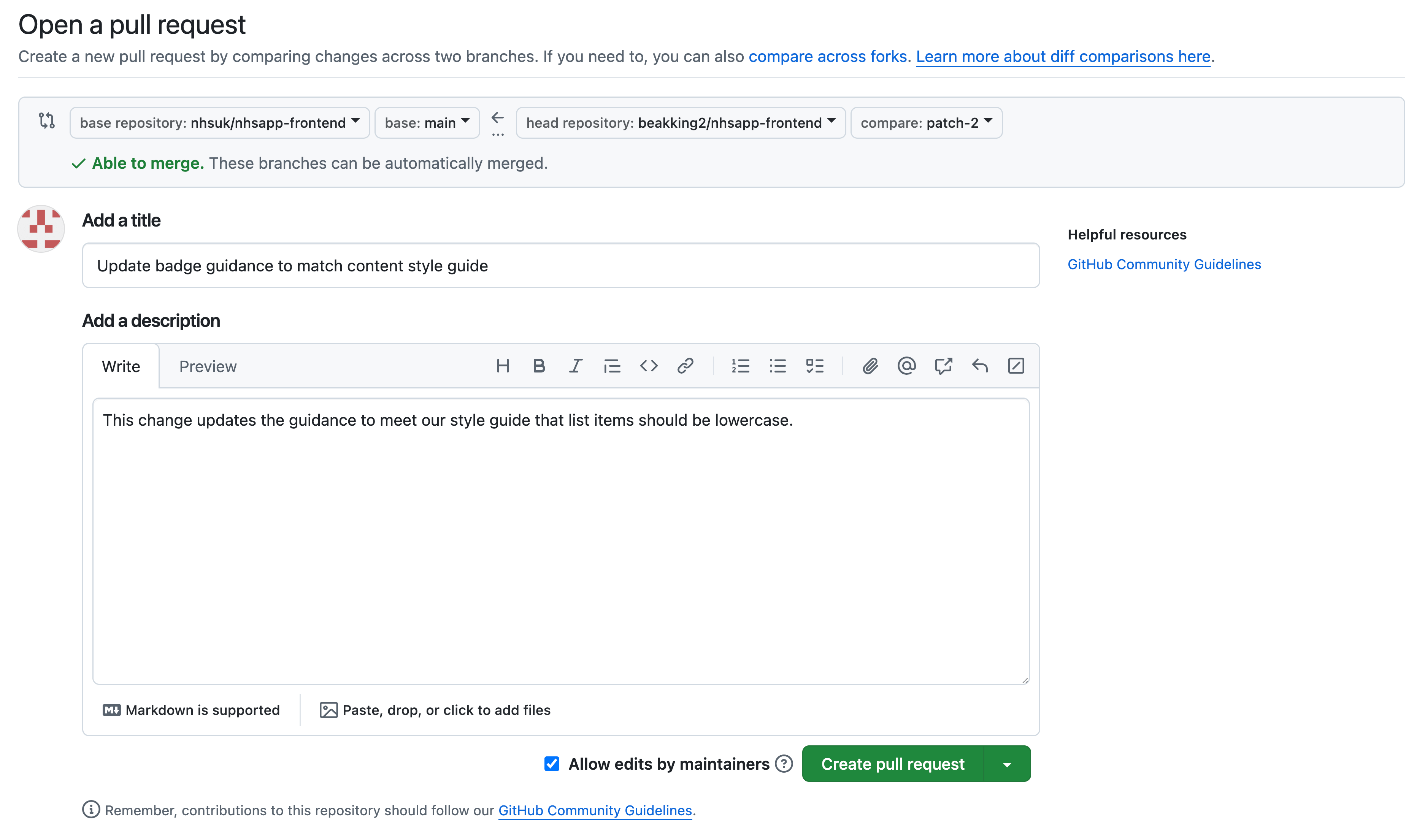 A screenshot of the GitHub board with the search term button